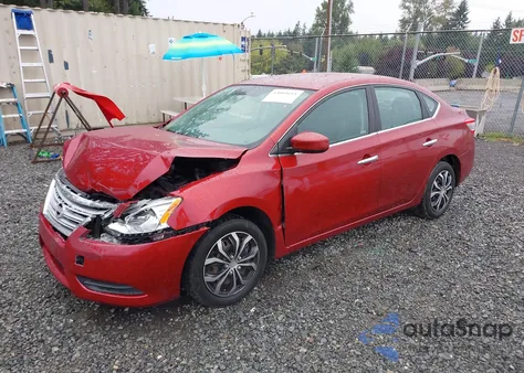 2015 Nissan Sentra Fe+ S/S/Sl/Sr/Sv from USA, damaged, VIN 3N1AB7AP2FY266558